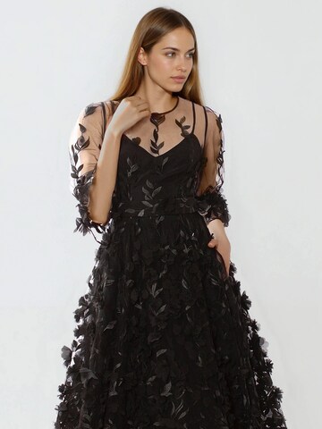 Robe de soirée 'Franceska' MATSOUR’I en noir