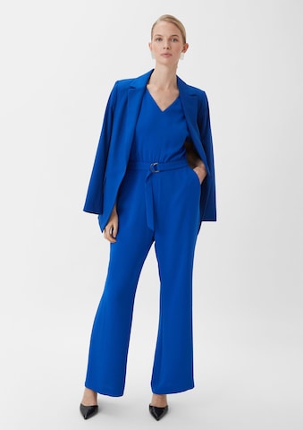 COMMA Jumpsuit in Blauw: voorkant