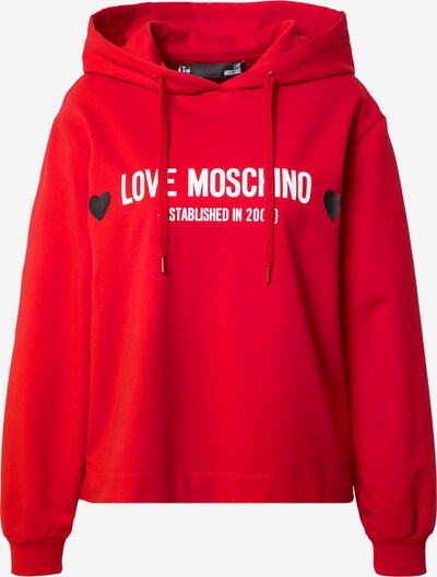 Love Moschino Sudadera en rojo / negro / blanco, Vista del producto