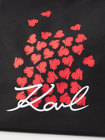 Karl Lagerfeld Ostoskassi 'HEARTS' värissä musta