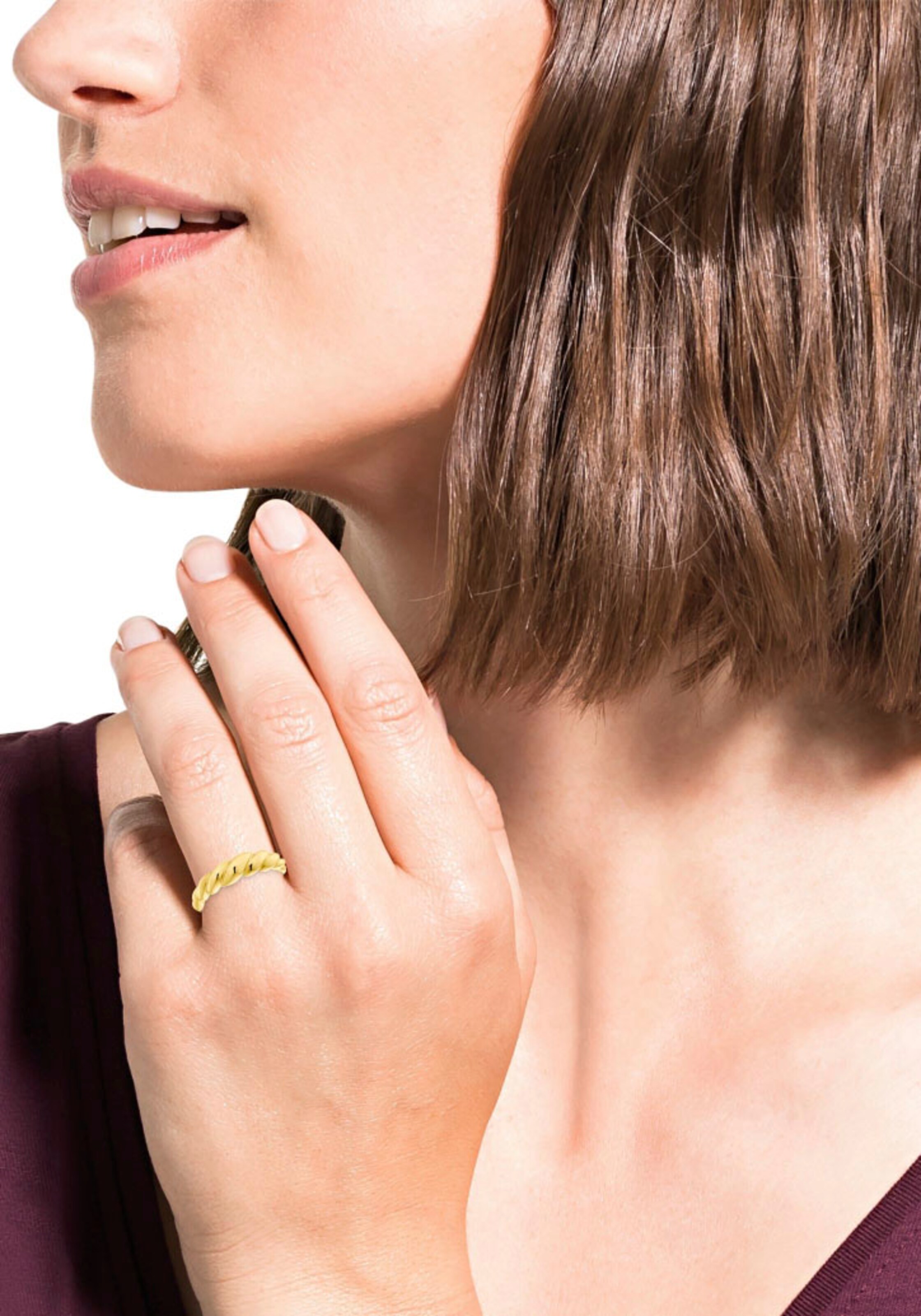 AMOR Ring in Gold: Vorderseite