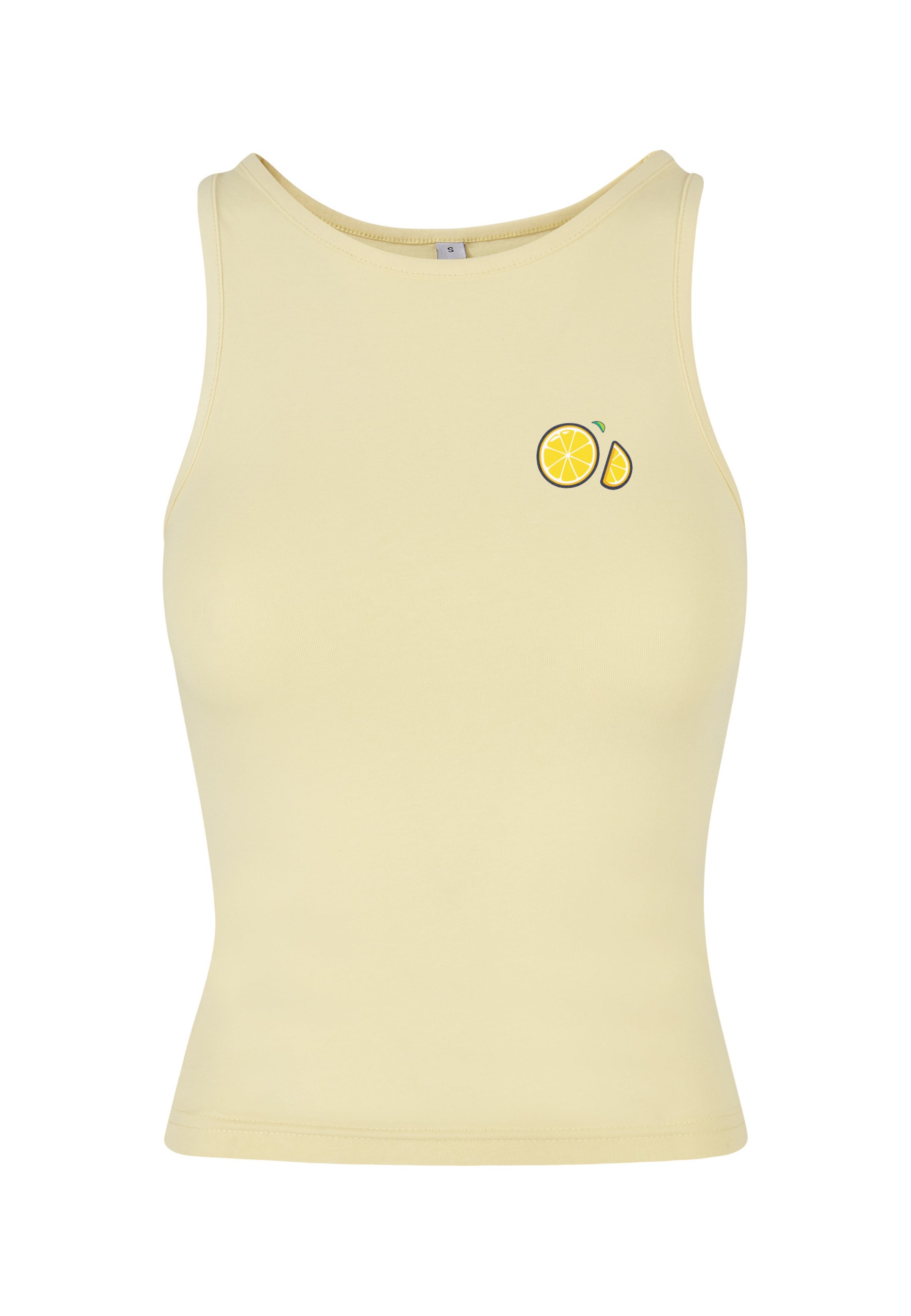 Top di Urban Classics in giallo: frontale