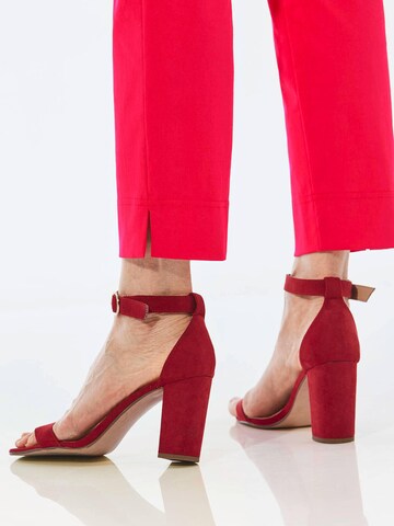 Goldner Tapered Trousers 'LOUISA' in Red