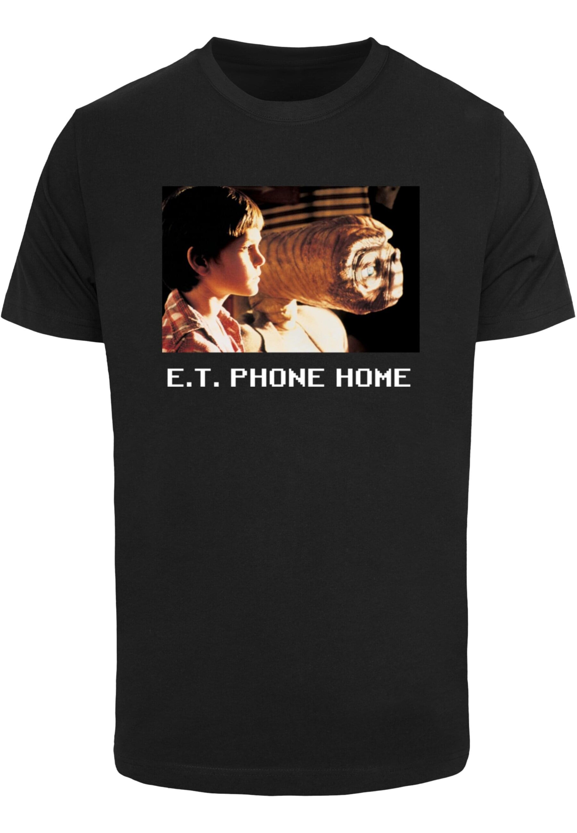 T-Shirt 'E.T. - Phone Home' Merchcode en noir : devant
