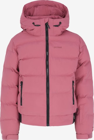 PROTEST Sportjacke 'PRTELINY JR' in Pink: Vorderseite