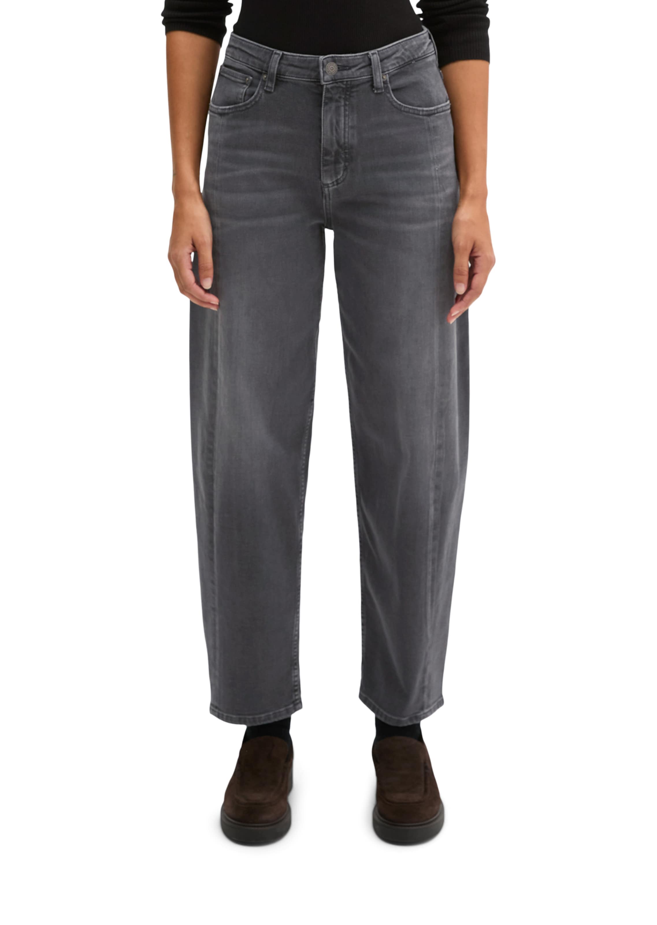 Marc O'Polo Regular Jeans in Grey: front