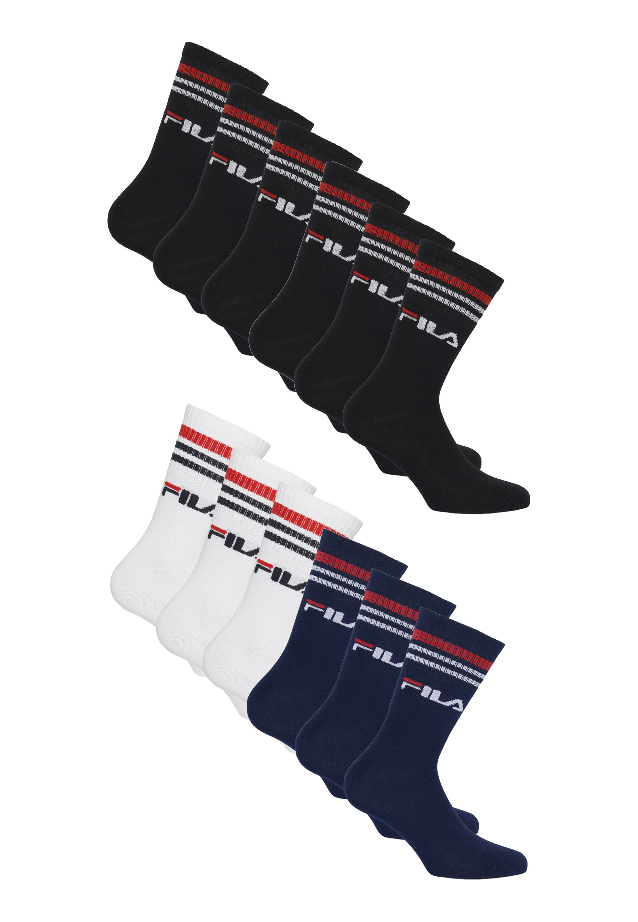FILA Socks in Blue: front