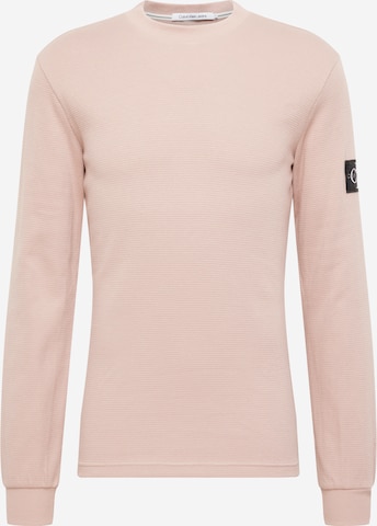 Maglietta di Calvin Klein Jeans in rosa: frontale