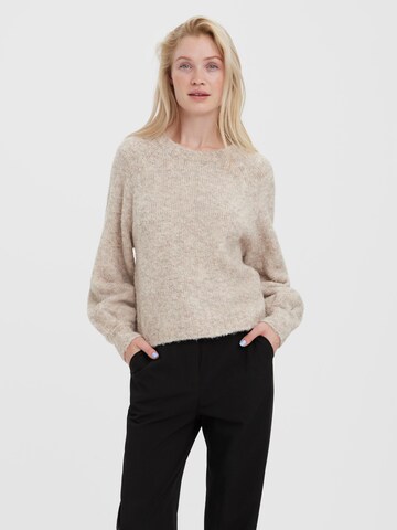 Pull-over 'Kaila' VERO MODA en beige : devant