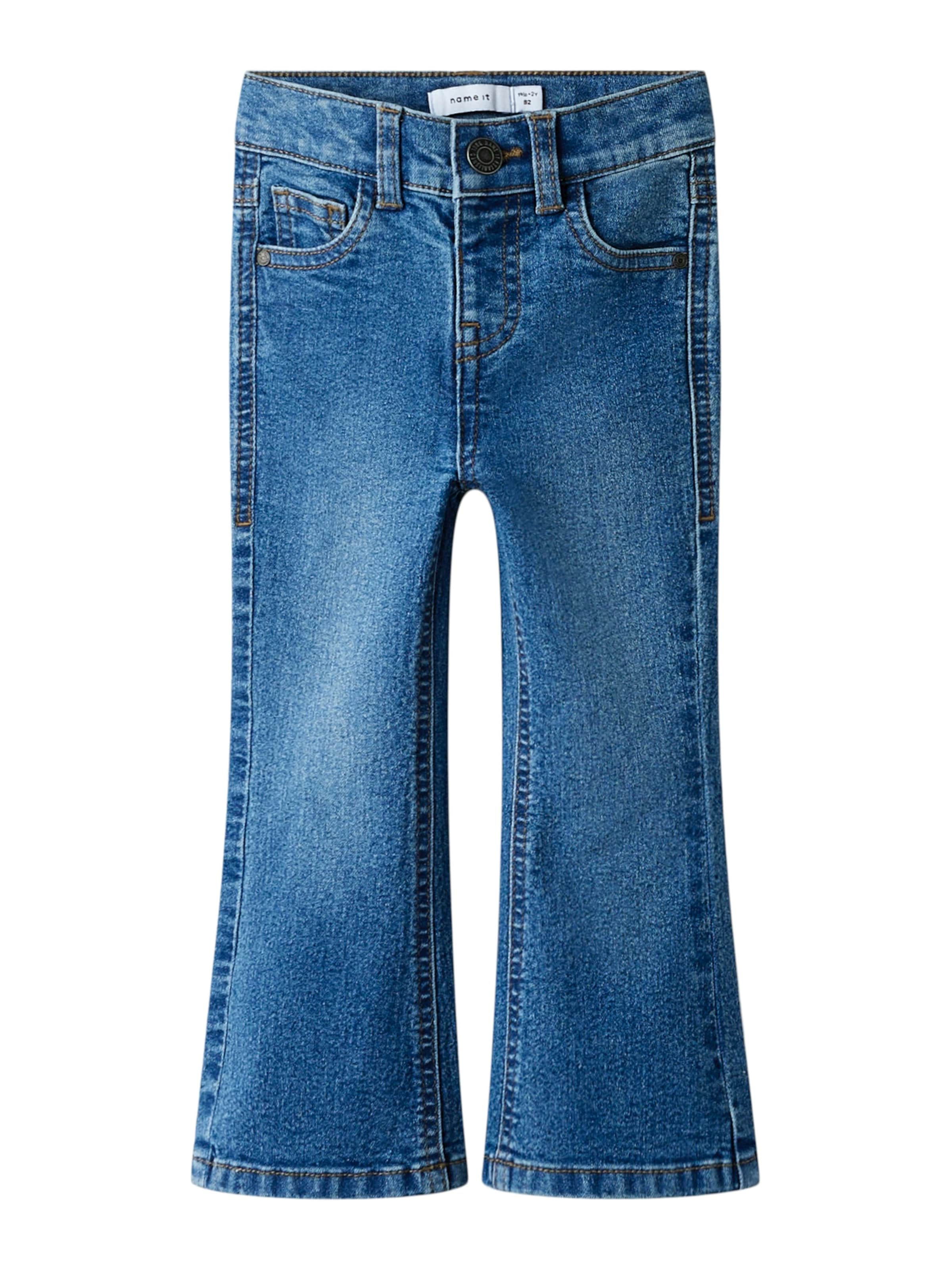 NAME IT - Bootcut Vaquero 'NMFPolly' en azul: frente