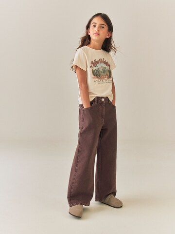 Wide leg Jeans di Next in marrone