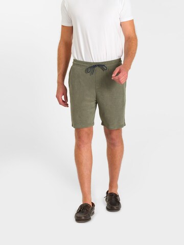 Le Temps Des Cerises Regular Broek 'Erato' in Groen: voorkant