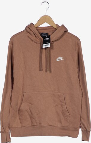 NIKE Kapuzenpullover M in Beige: predná strana