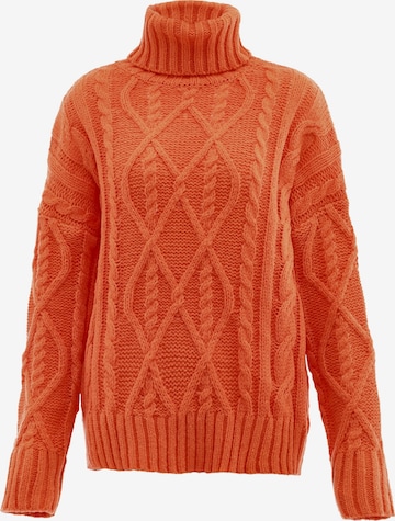 Sookie Sweater in Orange: front