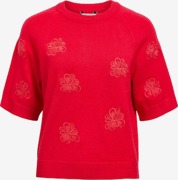 Pull-over OBJECT en rouge : devant