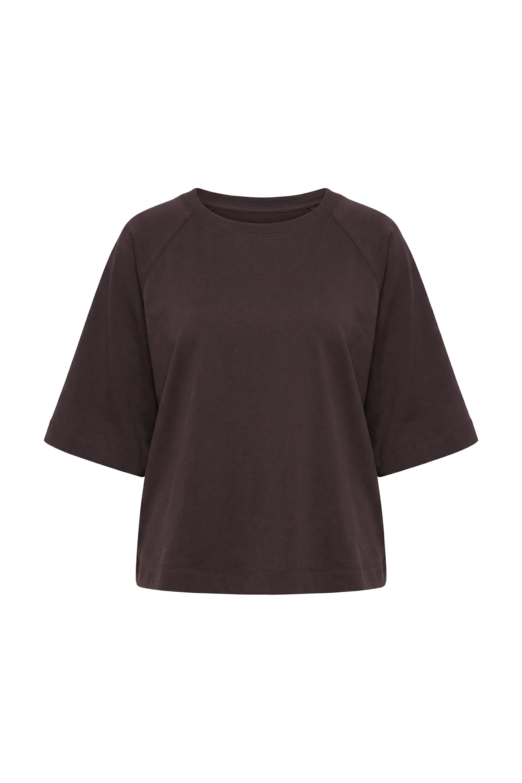 Ulla Popken Sweatshirt in Brown: front