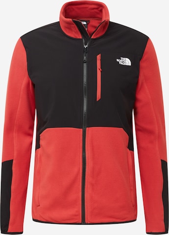 THE NORTH FACE Athletic Fleece Jacket 'GLACIER' in Red: front