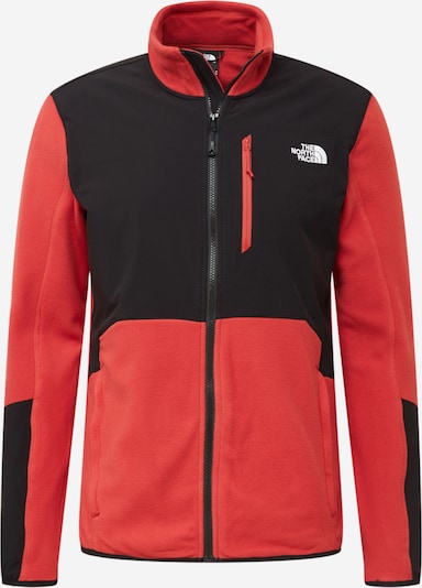 Jachetă fleece funcțională 'GLACIER' THE NORTH FACE pe roșu / negru / alb, Vizualizare produs