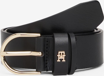 juoda TOMMY HILFIGER Diržas 'ESSENTIAL EFFORTLESS': priekis