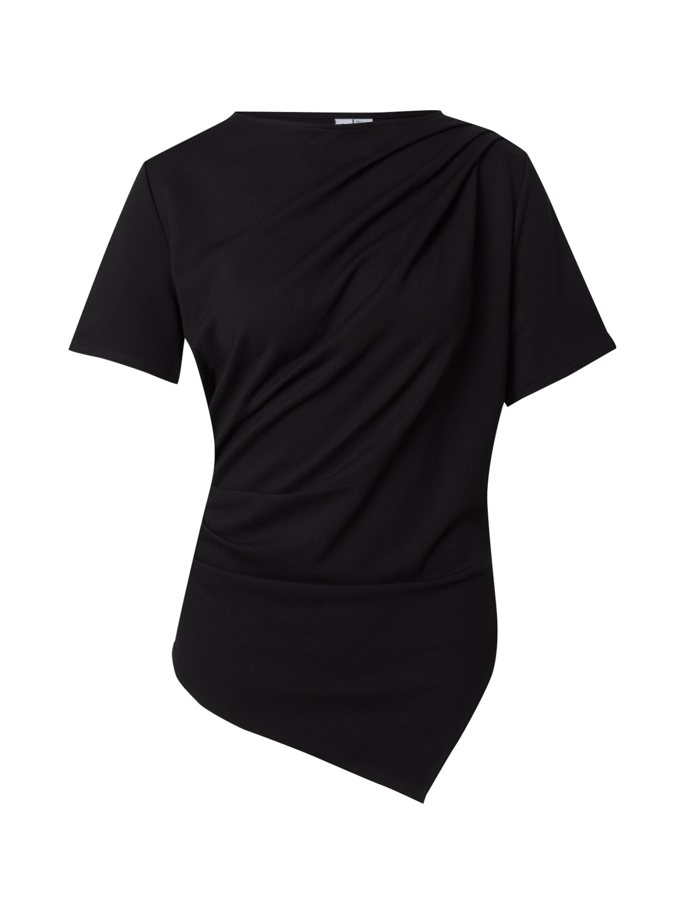 & Other Stories Μπλουζάκι 'Cassendra' σε μαύρο: μπροστά