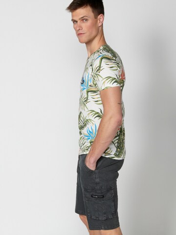 KOROSHI T-Shirt in Weiß