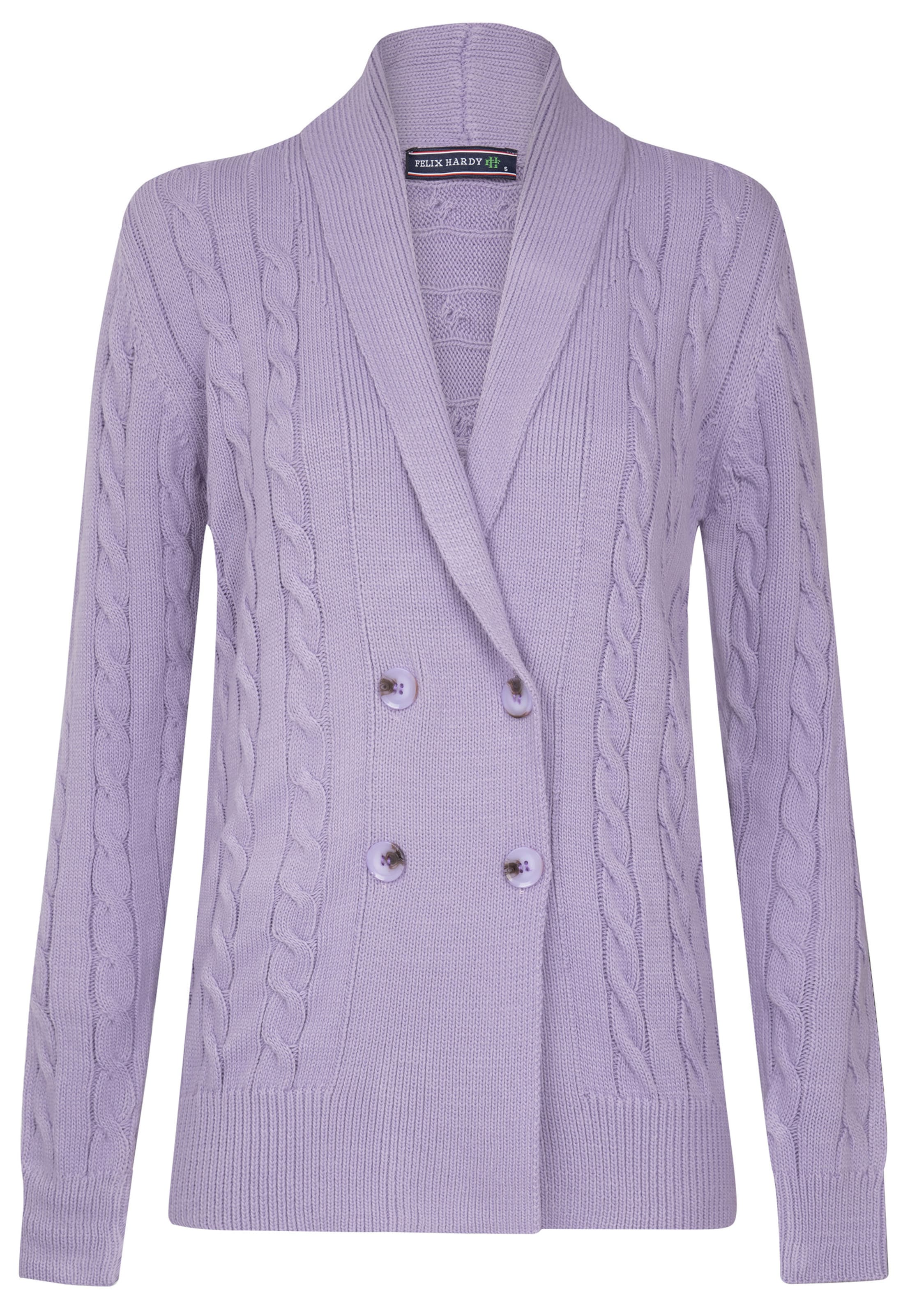 Felix Hardy Kardigan – fialová: přední strana
