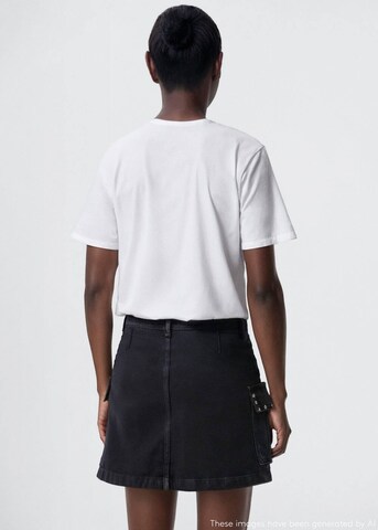 MANGO TEEN Skirt 'Ministud' in Black