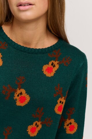 Oxmo Sweater 'Christel' in Green