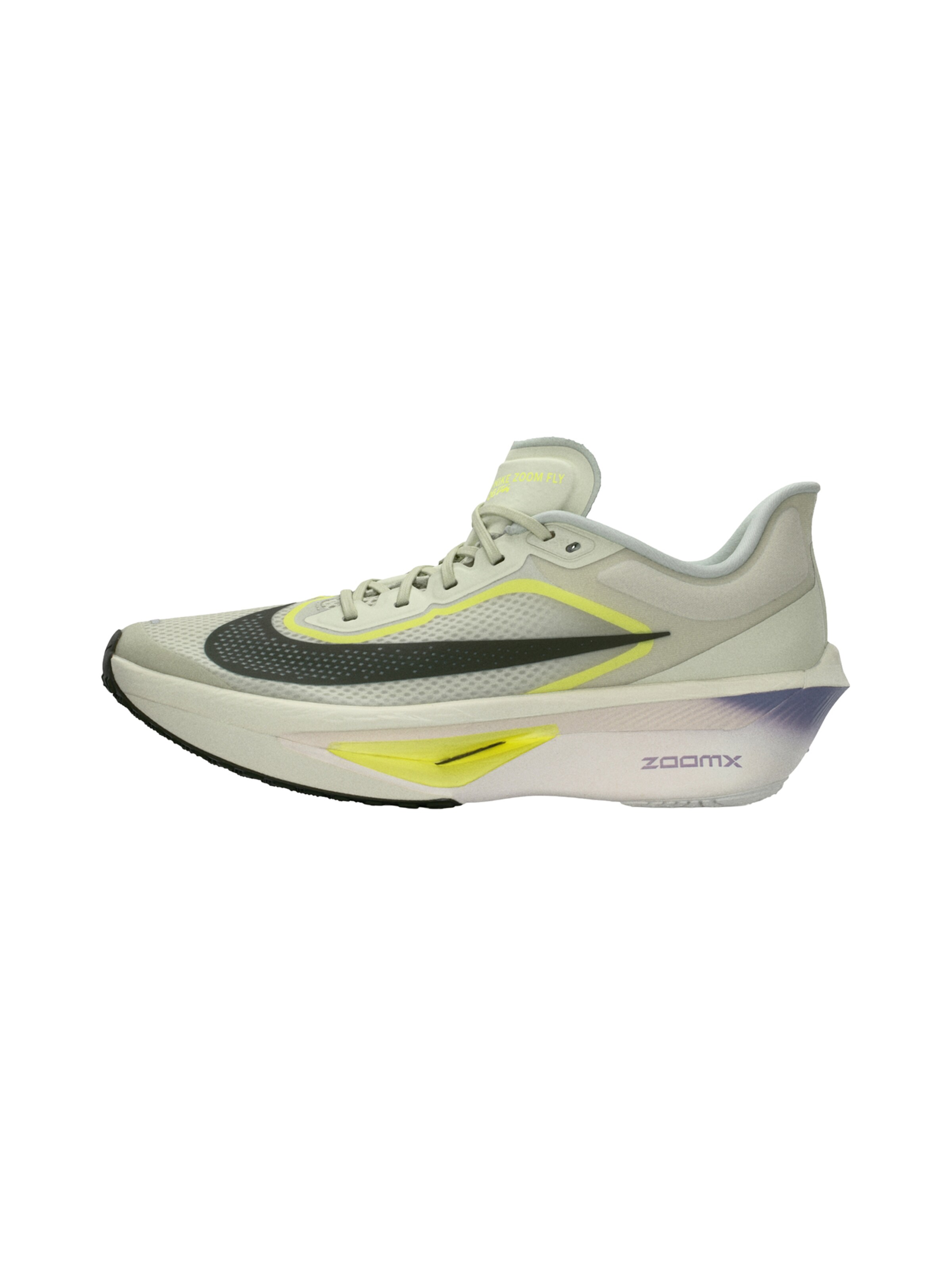 Chaussure de course 'Zoom Fly 6' NIKE en beige : devant