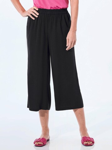 Goldner Loosefit Broek in Zwart: voorkant