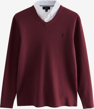 Pull-over Next en violet : devant
