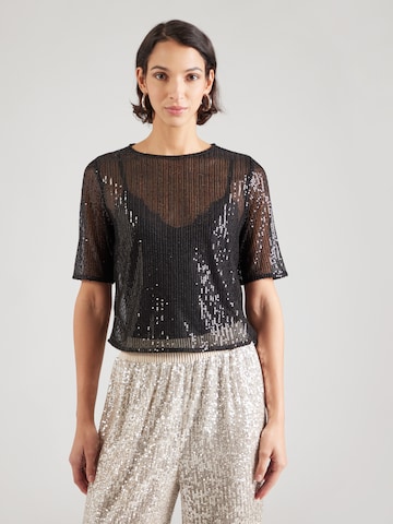 PIECES Blouse 'PCJack' in Zwart: voorkant