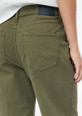 s.Oliver Wide leg Jeans 'Suri' in Green