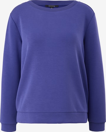 Sweat-shirt COMMA en bleu : devant