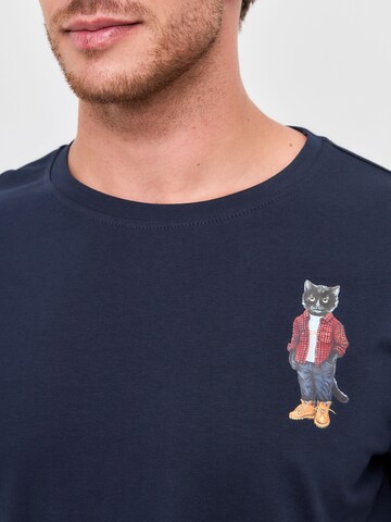 CAT by Maniita Lacitta Shirt in Blauw