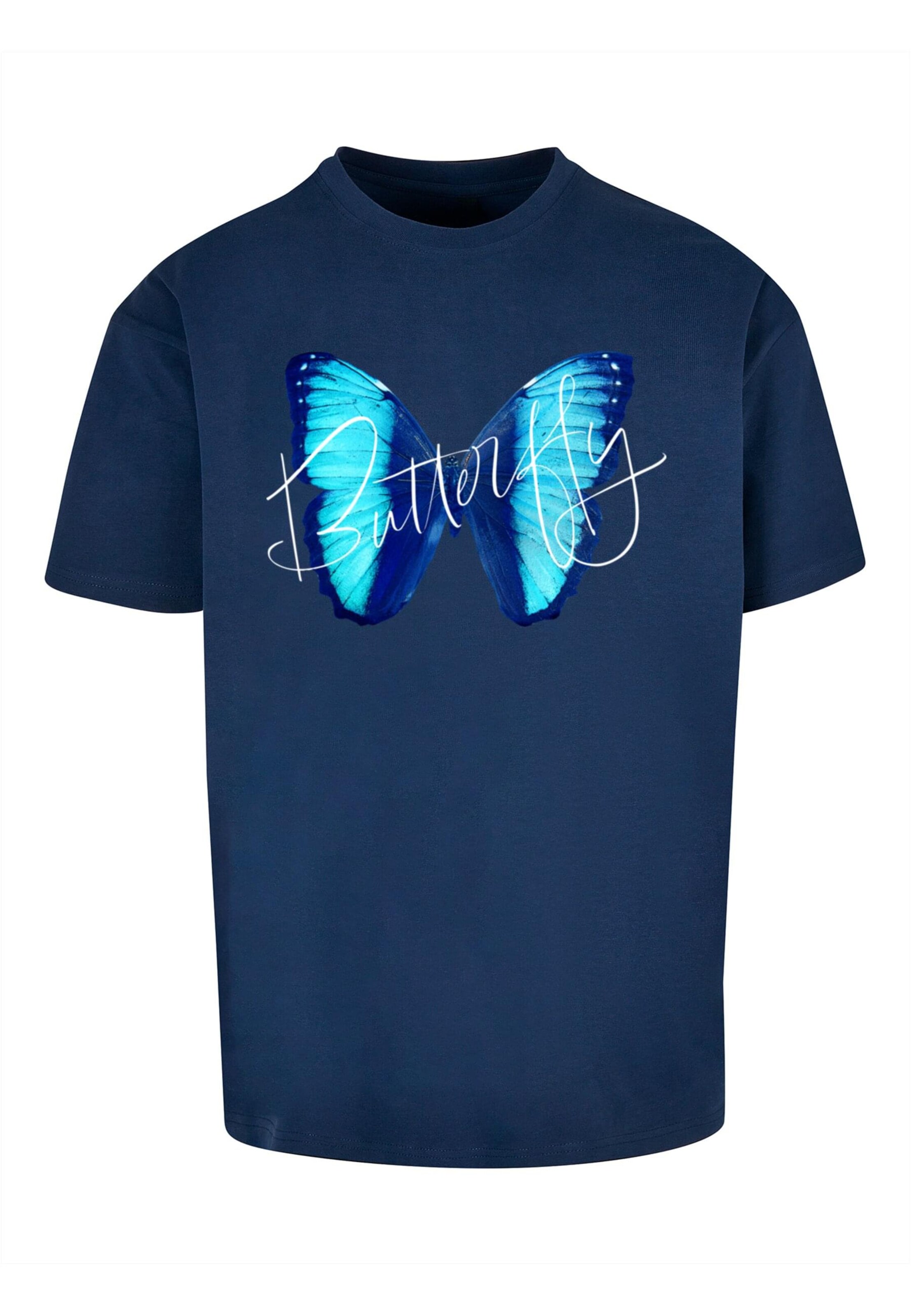 Merchcode Shirt in Blauw: voorkant