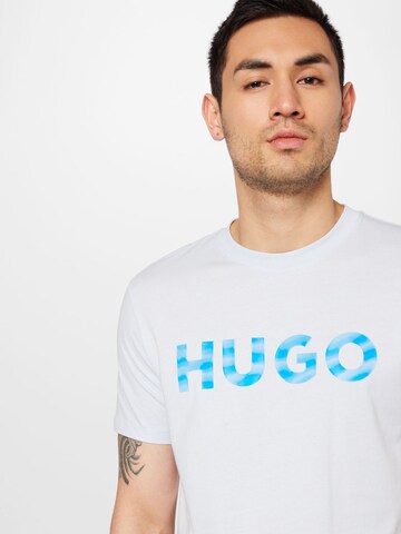 Tricou 'Dulivio' de la HUGO pe alb