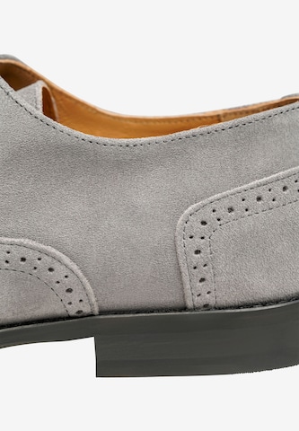Henry Stevens Lace-Up Shoes 'Wallace FBO' in Grey
