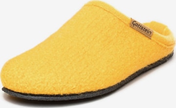 Gottstein Slippers 'Walkpantoffel Alpine Light' in Yellow: front