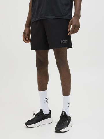 Loosefit Pantaloni 'JCOCNZ' di JACK & JONES in nero: frontale