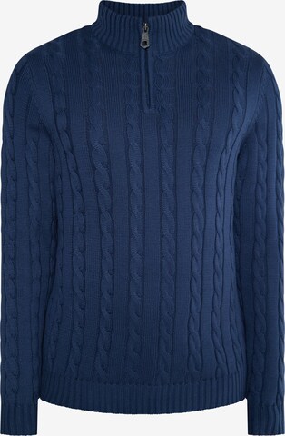 Pull-over DreiMaster Vintage en bleu : devant