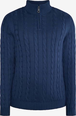 DreiMaster Vintage Trui in Blauw: voorkant