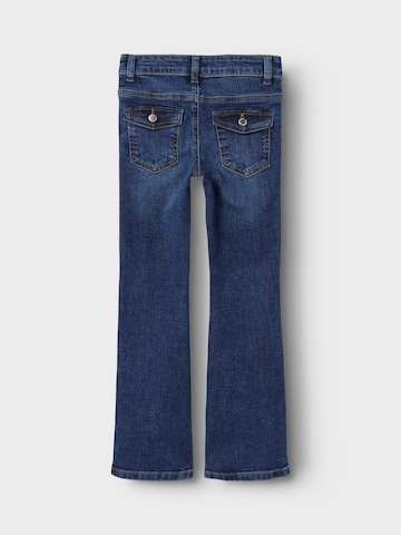 NAME IT Bootcut Jeans 'POLLY' i blå