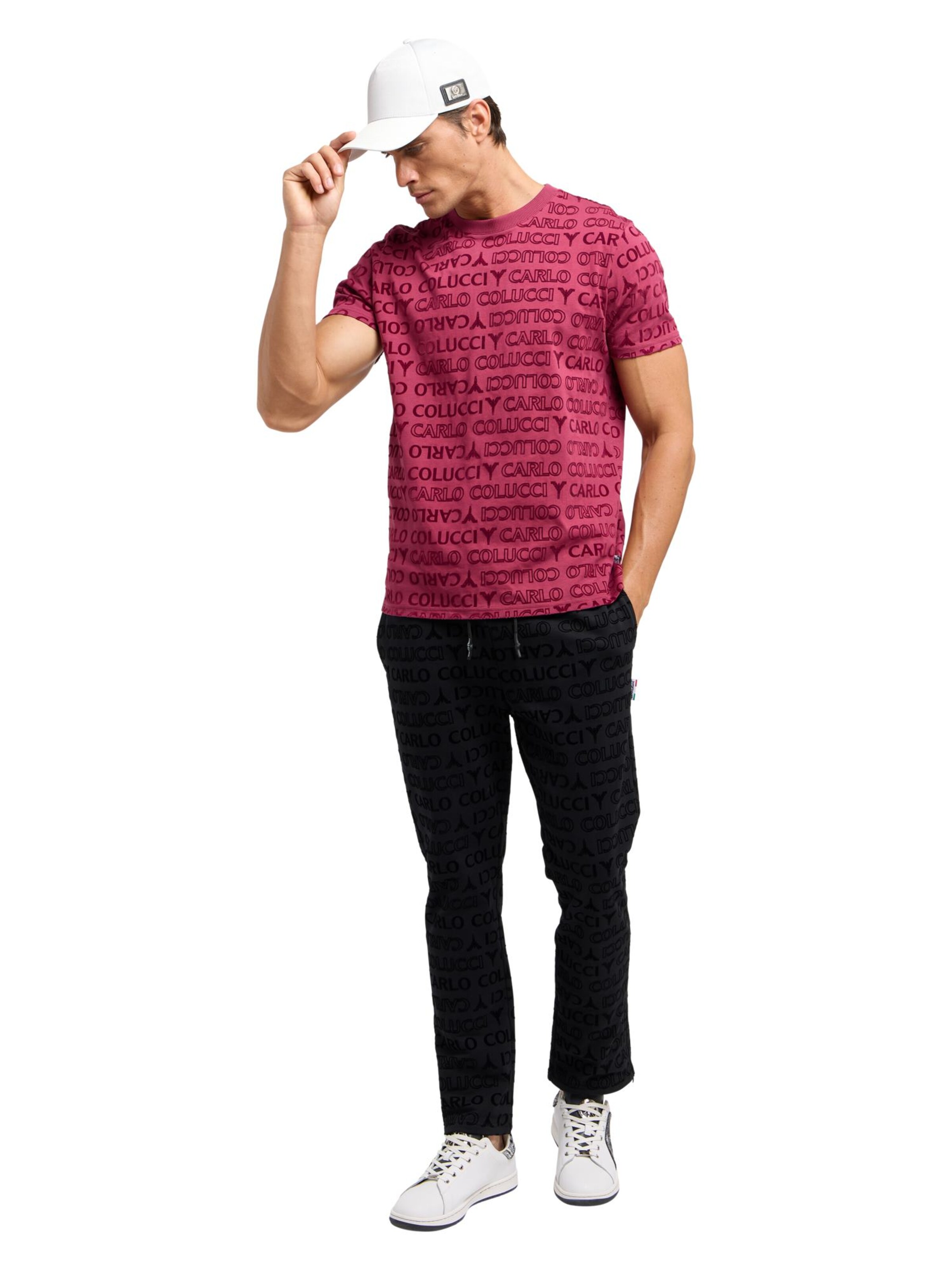 T-Shirt ' Di Penta ' Carlo Colucci en rouge