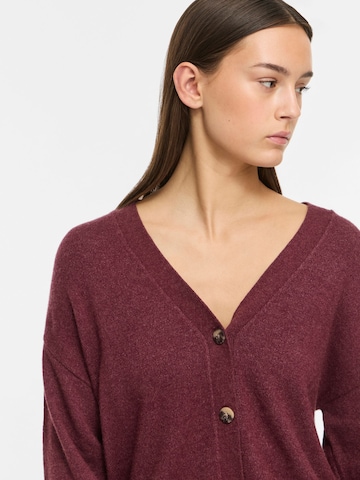 VILA Knit Cardigan 'VIRil' in Brown