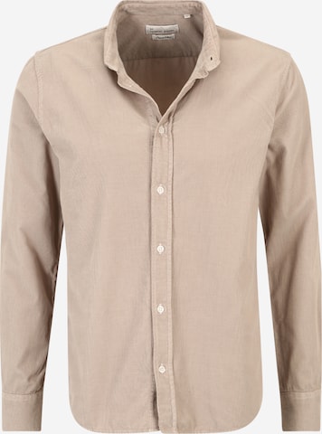 By Garment Makers - Ajuste regular Camisa 'Vincent' en gris: frente