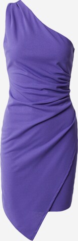 WAL G. - Vestido de cocktail 'LIZA' em roxo: frente