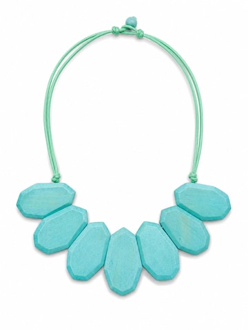 COLLEZIONE ALESSANDRO Kette 'Aria' in Blau: Vorderseite