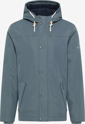 Schmuddelwedda Winter Jacket in Blue: front