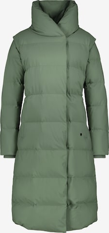 Alife and Kickin Vinterkappa 'FleurAK' i grön: framsida